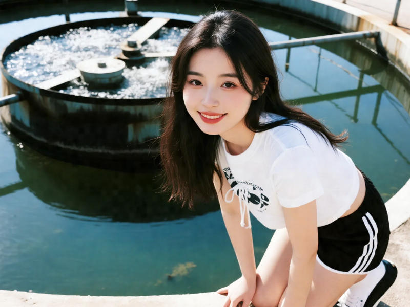 污水處理廠曝氣池現(xiàn)場圖